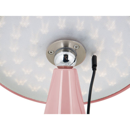 Tafellamp roze 26x23 cm melamine