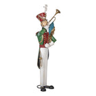 Decoratiebeeld notenkraker 218 cm metaal wit groen