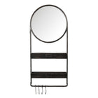Mirror 38x89 cm Black Iron Large Mirror