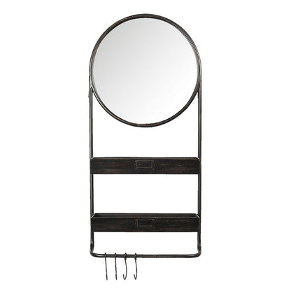 Mirror 38x89 cm Black Iron Large Mirror