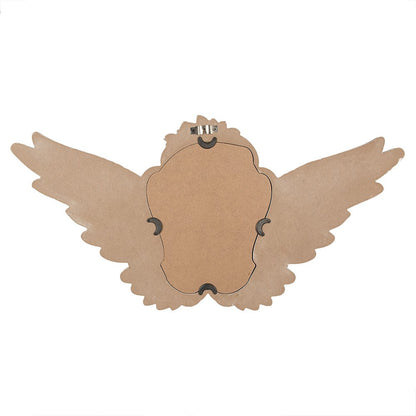 Wandspiegel 70x35 cm beige MDF