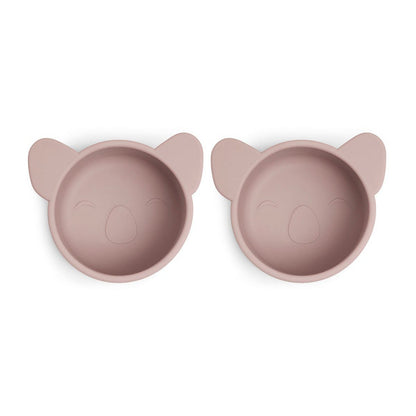 Snackdoos siliconen 2-pack 8x4.5 cm woodrose