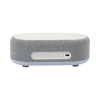 Wekker grijs met draadloze telefoonoplader en bluetooth