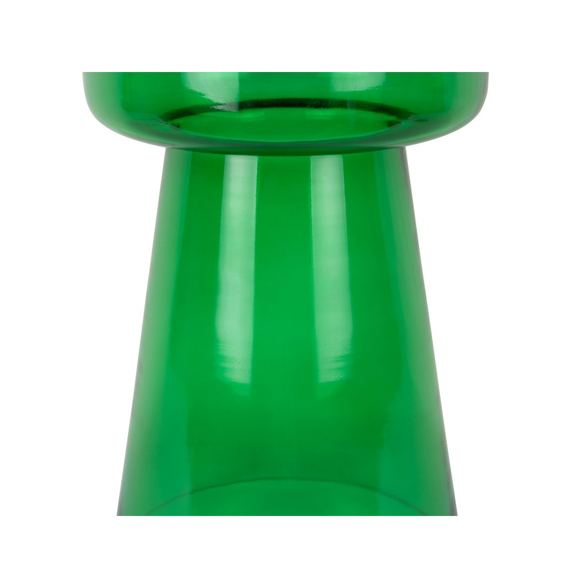 Bijzettafel 30 cm groen glas