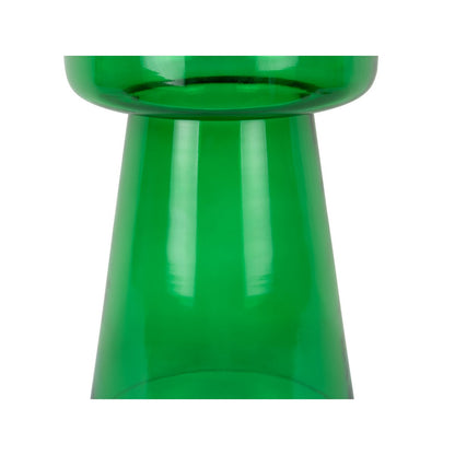 Bijzettafel 30 cm groen glas