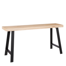Bankje vurenhout lichtbruin 92x31x46 cm