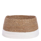 Kerstboomrok 58 cm zeegras gebroken wit