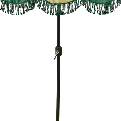 Parasol Ø235 cm donkergroen polyester