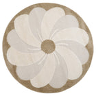 ELSA round children's rug with flowers