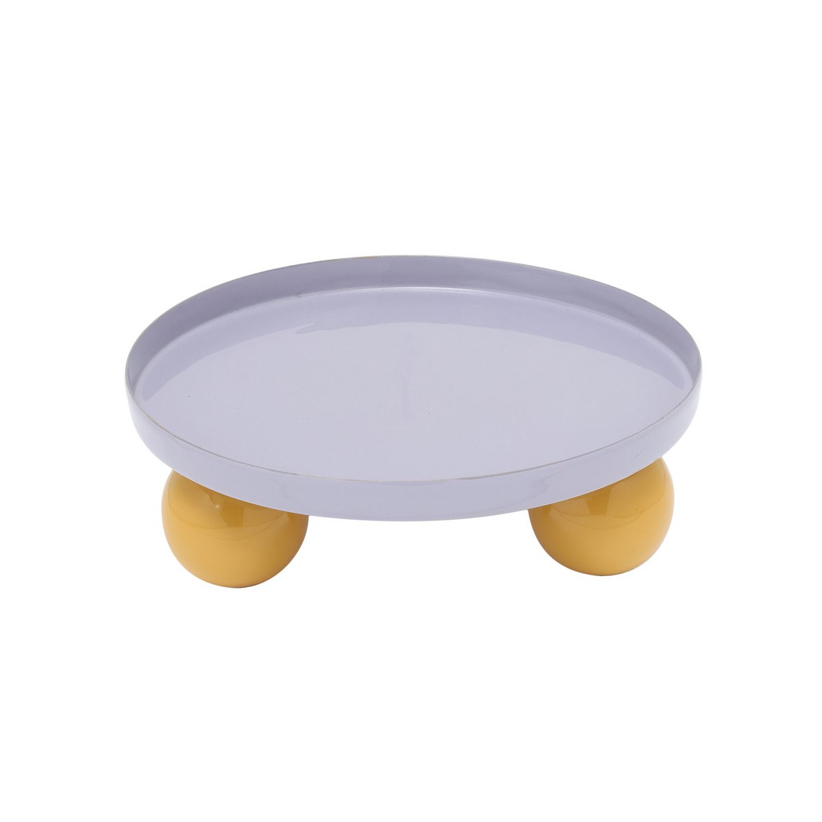 Tray Double Funky Round