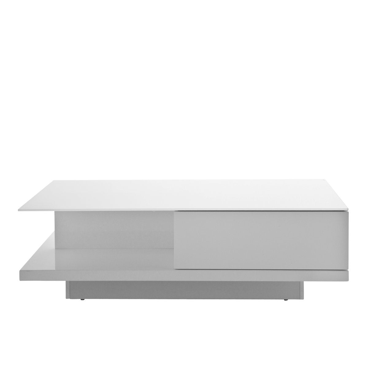 Salontafel 120x60x36 cm hoogglans wit