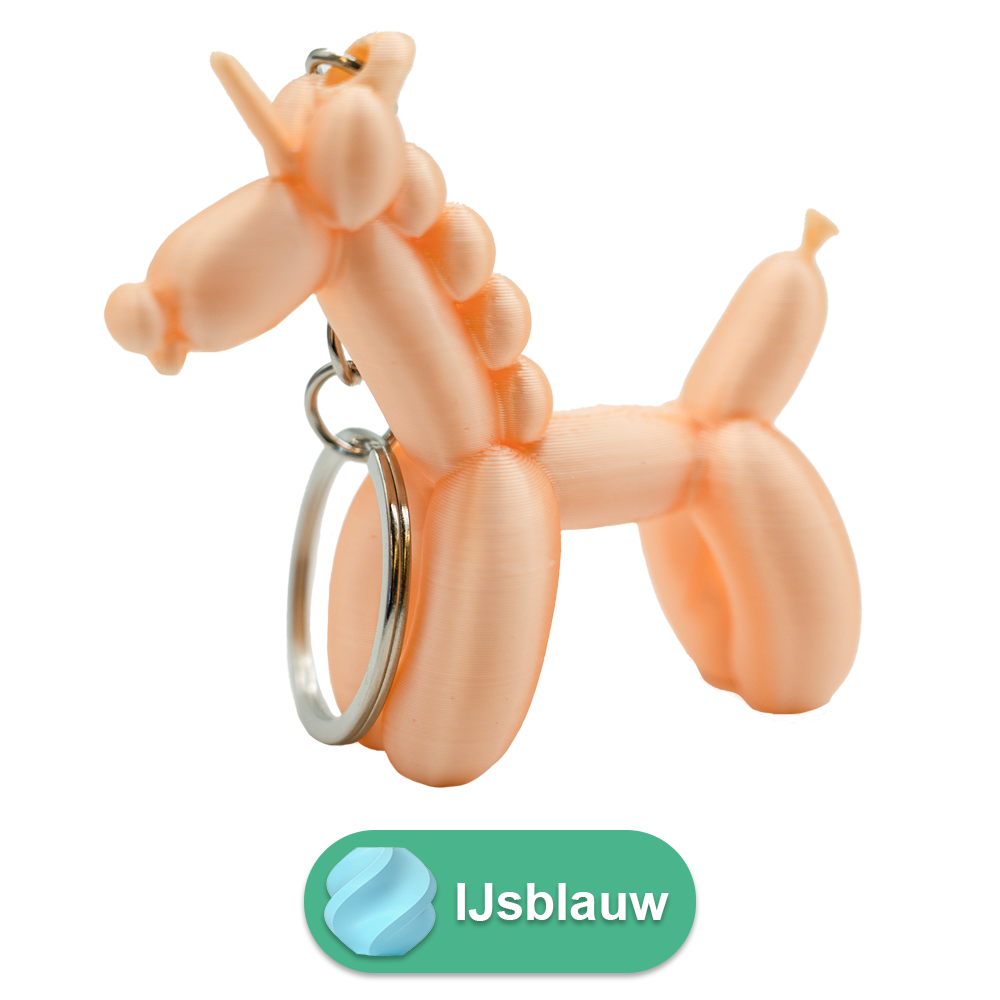 Unicorn Balloon Dog Keychain