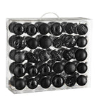 Christmas baubles set Black