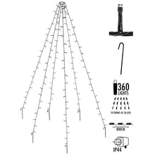 Vlaggenmast Verlichting 360 Led's - 800Cm