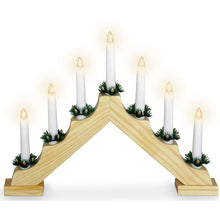 Kaarsenbrug Met 7 Lampen  - Hout