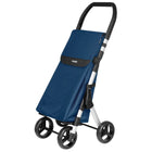 Boodschappentrolley 46L blauw opvouwbaar