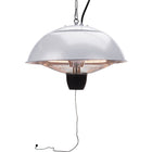 Excellent Electrics Hanging Patio Heater 1500W Silver