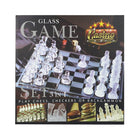Glass Game Set (3-in-1) - Chess, Backgammon, Checkers