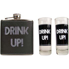 Hip Flask With 2 Shot Glasses