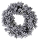 Christmas Wreath - Green With Snow - 50 Cm