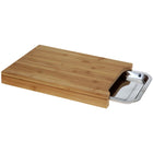 Snijplank bamboe met opvangbak 35x25x4 cm