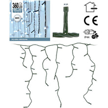 Ijspegel Verlichting - 360 Led's  -12 Meter - Wit