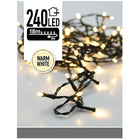 LED lichtsnoer 18 meter 240 LEDs warm wit