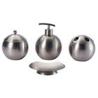 Bergner Bathroom Set - Stainless Steel - 4 Piece