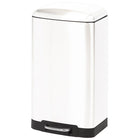 Duett Pedal Bin - 20 Litre - Metal - White