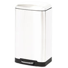 Duett Pedal Bin - 30 Liters - Metal - White