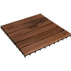 Terrastegel acacia 30x30 cm set 4 stuks