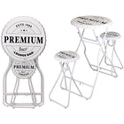 Bar Table With 2 Chairs - White