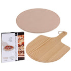 Pizza baksteen met schep 33 cm