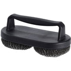 Barbecueborstel 19x10x8 cm met 2 ronde borstels