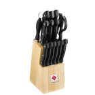 Messenblok 15 delig hout