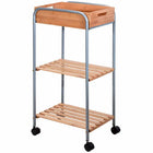 Bathroom Solutions Bathroom Trolley Bamboo / Metal