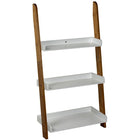 Wandrek 54x35x78 cm bamboe MDF wit