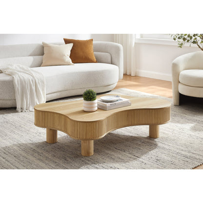 Salontafel 116x77x32 cm ash hout