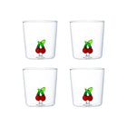 Waterglazen 300ml set van 4 transparant