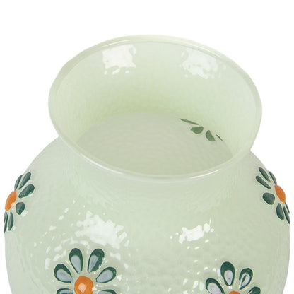 Vaas Ø 13x16 cm Groen Glas