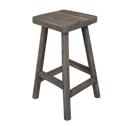 Plantentafel 30x30x58 cm gerecycled hout bruin