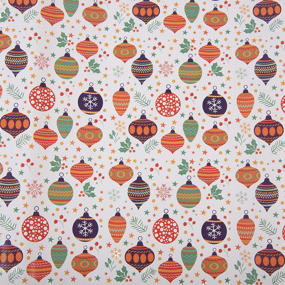 Inpakpapier 3 Rollen 50x75 cm Wit Papier