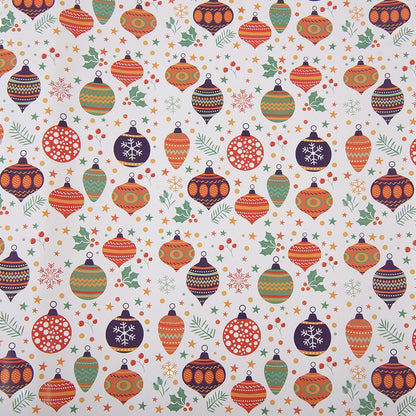 Inpakpapier 3 Rollen 50x75 cm Wit Papier
