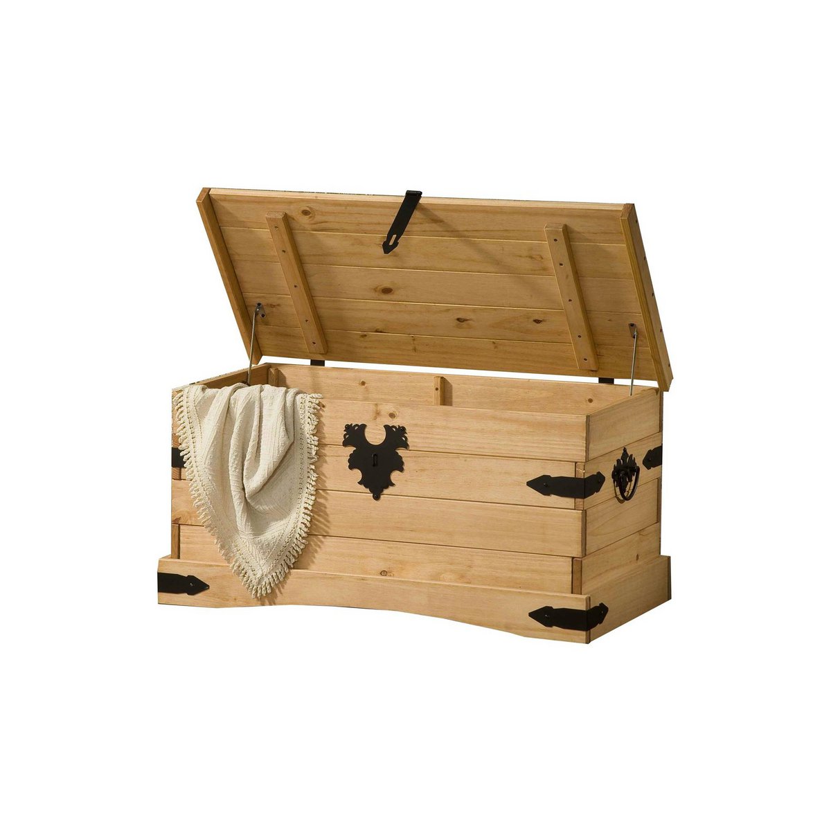 Massief kiefer meubel honigkleur gewaxt