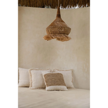 Hippie Tipi Pendant Natural L Abaca Grass Boho Interior