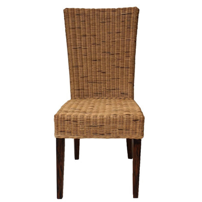Eetkamerstoel Rattan Conservatorium Cocktool Stijlvol Bruin