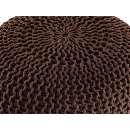 Pouf buiten Ø55x37 cm gerecycled plastic