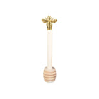 Honinglepel hout goud 10x2x2 cm