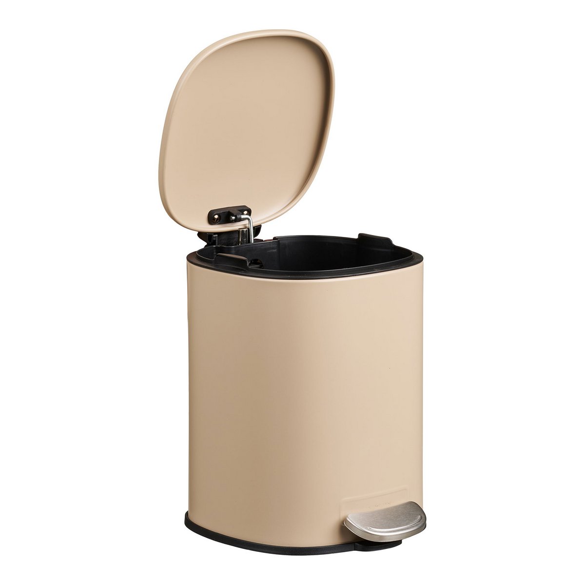 Pedaalemmer 3L metaal beige soft close