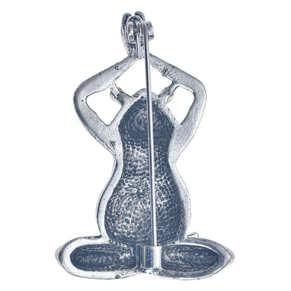 Brooch Ladies Silver-colored, Metal